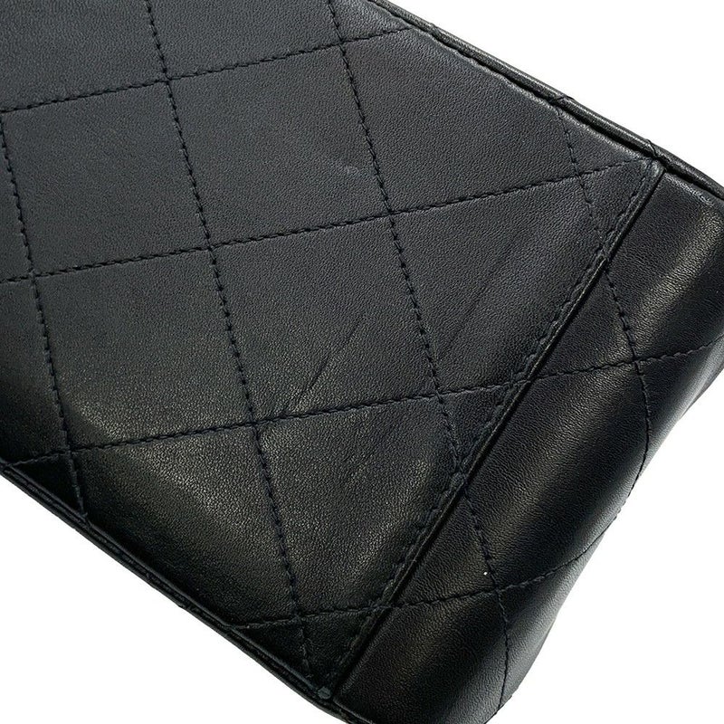 シャネル チェーンショルダーバッグ デカマトラッセ34 ココマーク ラムスキン A01094 CHANEL デカマト 黒