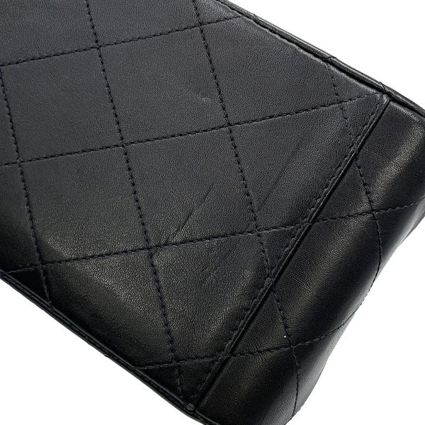 シャネル チェーンショルダーバッグ デカマトラッセ34 ココマーク ラムスキン A01094 CHANEL デカマト 黒