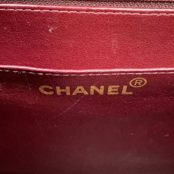 シャネル チェーンショルダーバッグ デカマトラッセ34 ココマーク ラムスキン A01094 CHANEL デカマト 黒