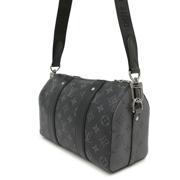 ルイヴィトン ショルダーバッグ モノグラム・エクリプス リバース シティ・キーポル M45936 ブラック 黒