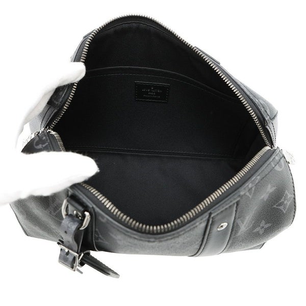 ルイヴィトン ショルダーバッグ モノグラム・エクリプス リバース シティ・キーポル M45936 ブラック 黒