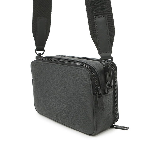 ルイヴィトン ショルダーバッグ グレインカーフレザー アルファ・ウェアラブル ウォレット M59161 LOUIS VUITTON 黒 ブラック