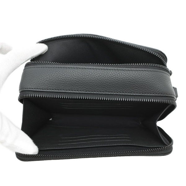 ルイヴィトン ショルダーバッグ グレインカーフレザー アルファ・ウェアラブル ウォレット M59161 LOUIS VUITTON 黒 ブラック