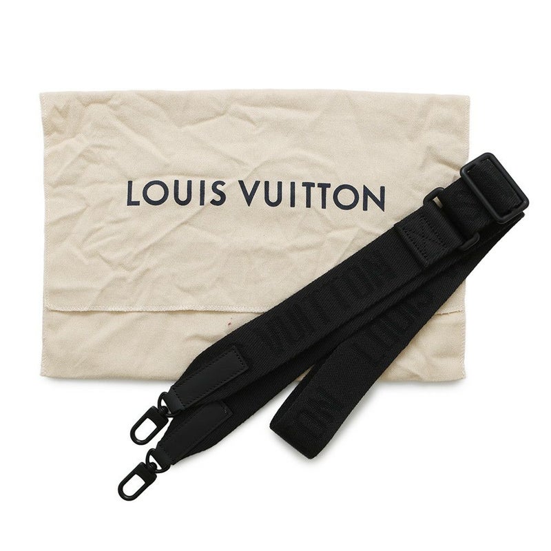 ルイヴィトン ショルダーバッグ グレインカーフレザー アルファ・ウェアラブル ウォレット M59161 LOUIS VUITTON 黒 ブラック