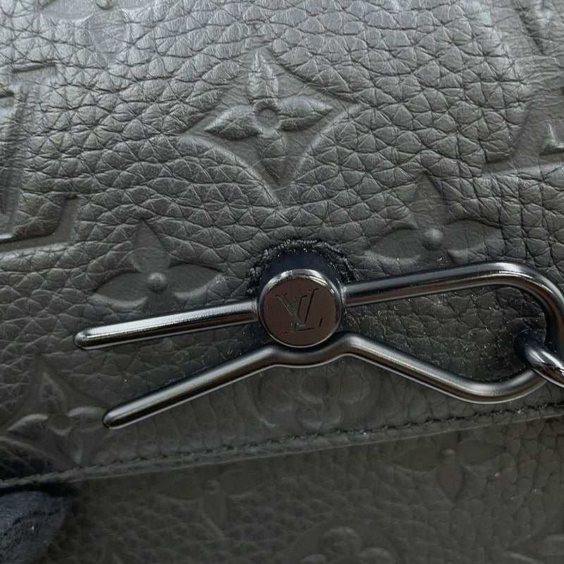 ルイヴィトン 長財布 モノグラム・トリヨン スティーマー・ウェアラブル ウォレット M81746 ショルダーバッグ 黒 ブラック