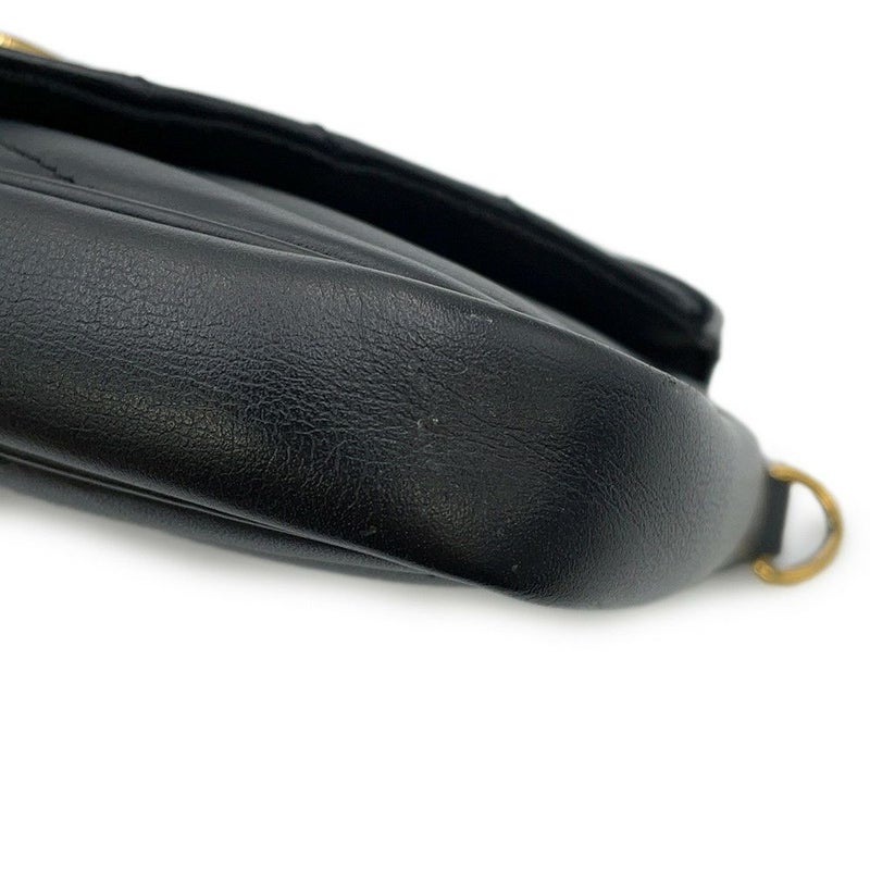 ルイヴィトン チェーンウォレット ニューウェーブ ポシェット・チェーン M63929 LOUIS VUITTON 長財布 ブラック 黒