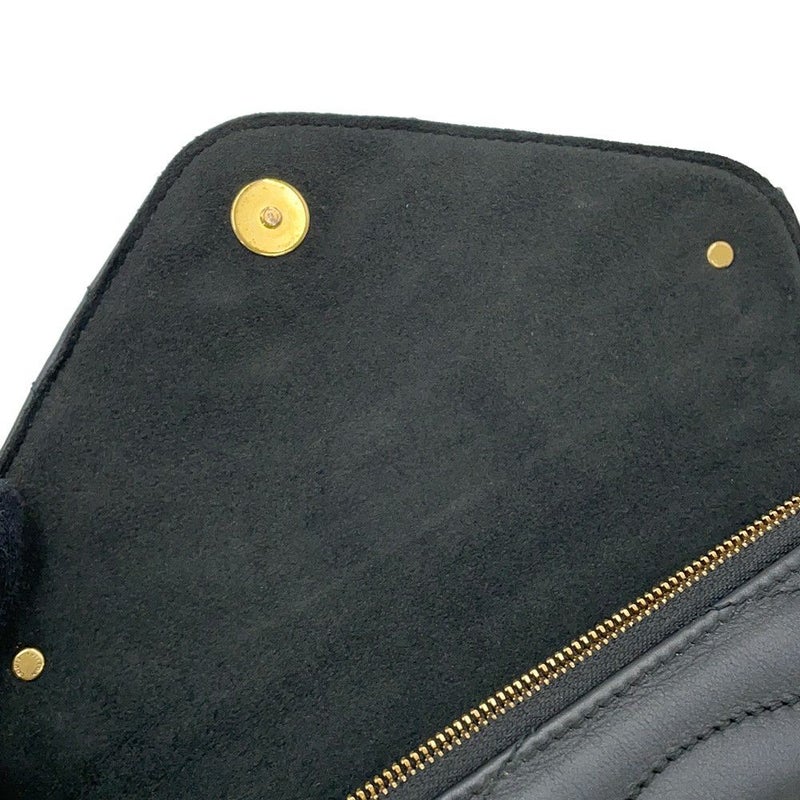 ルイヴィトン チェーンウォレット ニューウェーブ ポシェット・チェーン M63929 LOUIS VUITTON 長財布 ブラック 黒