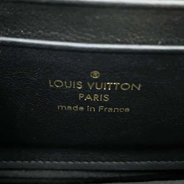 ルイヴィトン チェーンウォレット ニューウェーブ ポシェット・チェーン M63929 LOUIS VUITTON 長財布 ブラック 黒