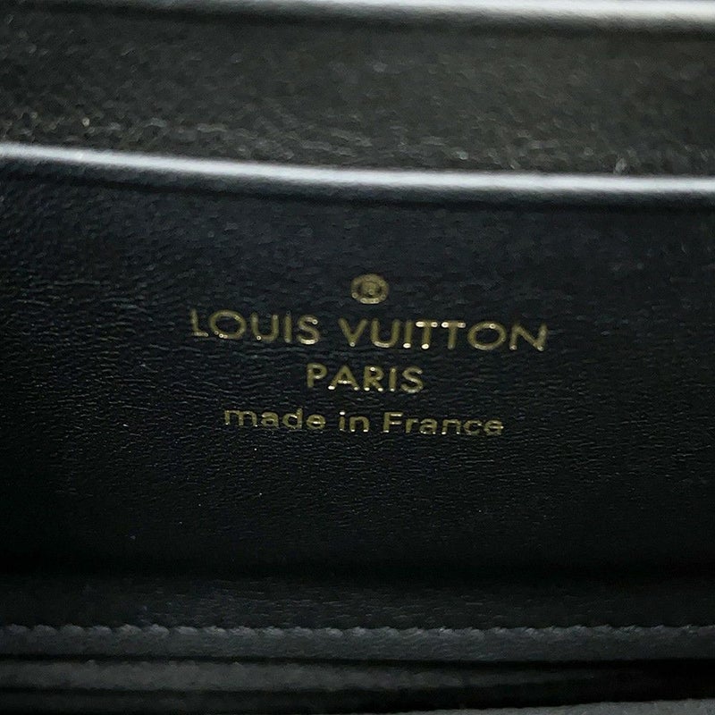 ルイヴィトン チェーンウォレット ニューウェーブ ポシェット・チェーン M63929 LOUIS VUITTON 長財布 ブラック 黒