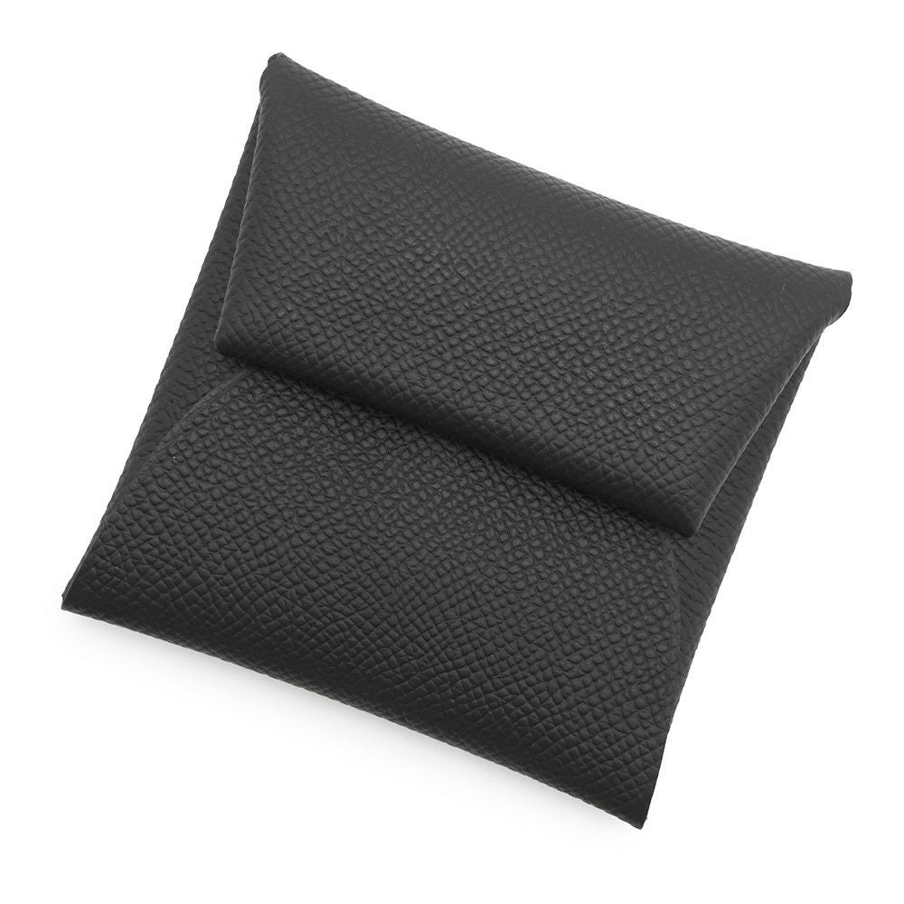 新品 エルメスHERMES バスティア 黒 エプソン ケース B刻印. エルメス コインケース バスティア ブラック エプソン B刻印 HERMES