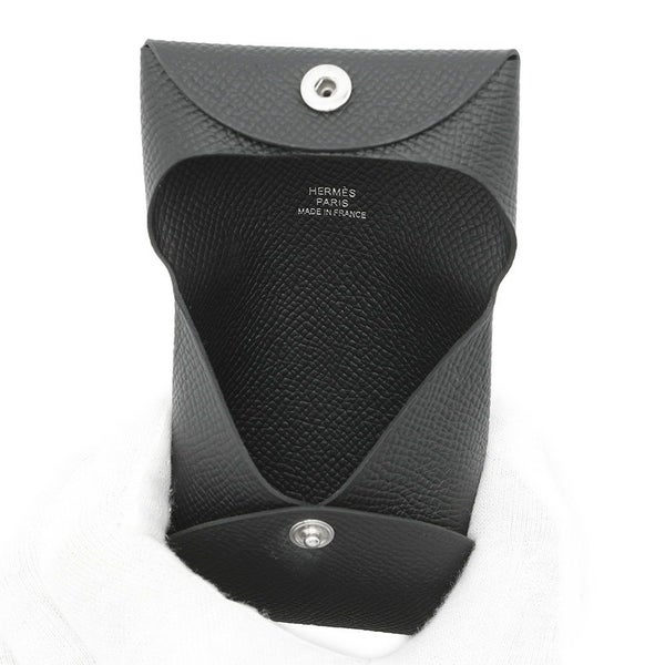 エルメス コインケース バスティア ブラック エプソン B刻印 HERMES 財布