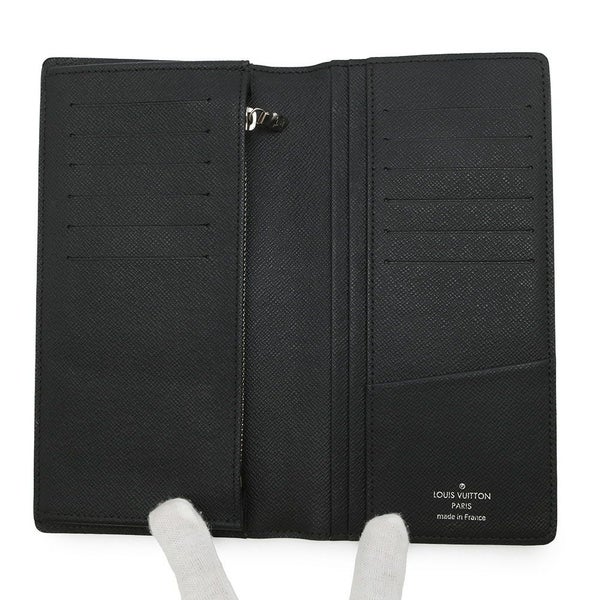 ルイヴィトン 長財布 ダミエ・グラフィット ポルトフォイユ・ブラザ N62665 LOUIS VUITTON ヴィトン 財布 メンズ 黒