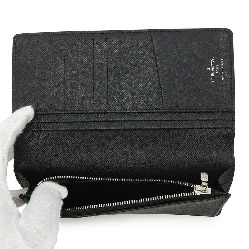 ルイヴィトン 長財布 ダミエ・グラフィット ポルトフォイユ・ブラザ N62665 LOUIS VUITTON ヴィトン 財布 メンズ 黒