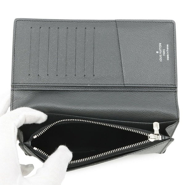 ルイヴィトン 長財布 タイガ ポルトフォイユ・ブラザ M30501 LOUIS VUITTON ヴィトン 財布 黒 メンズ