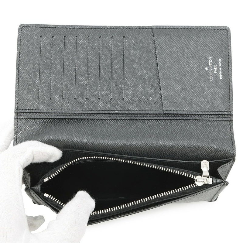 ルイヴィトン 長財布 タイガ ポルトフォイユ・ブラザ M30501 LOUIS VUITTON ヴィトン 財布 黒 メンズ