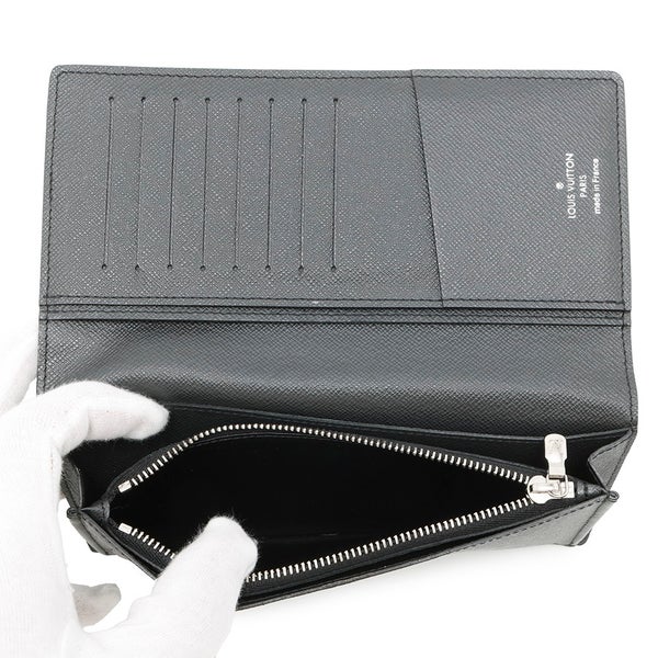 ルイヴィトン 長財布 タイガ ポルトフォイユ・ブラザ M30501 LOUIS VUITTON ヴィトン 財布 黒 メンズ