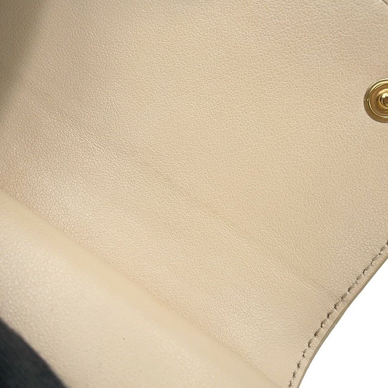 セリーヌ 三つ折り財布 スモール トリフォールドウォレット レザー 10B573 CELINE