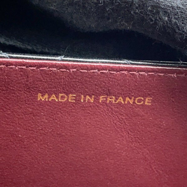 シャネル チェーンショルダーバッグ マトラッセ ココマーク プッシュロック ラムスキン A03570 CHANEL 黒