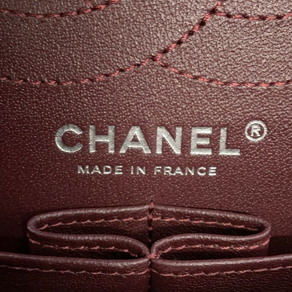 シャネル チェーンショルダーバッグ マトラッセ 2.55 ダブルフラップ エイジドカーフレザー A37590 CHANEL 黒
