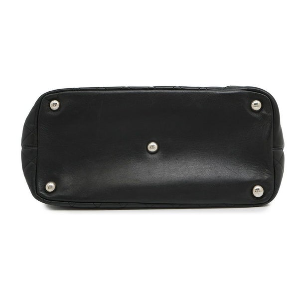 シャネル トートバッグ カンボンライン ラージトート ココマーク レザー A25169 CHANEL 黒