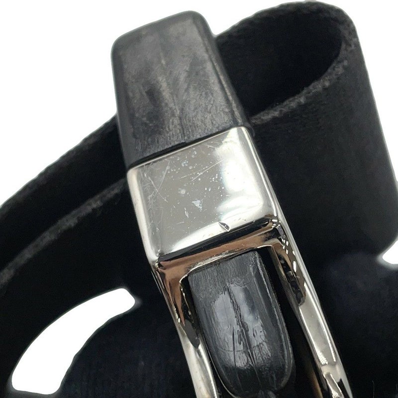 フェンディ ボディバッグ ズッカ柄 PVC レザー 7VA434 FENDI ウエストバッグ ウエストポーチ 黒