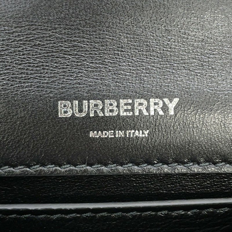 バーバリー チェーンショルダーバッグ LOLA ローラバッグ ベルベット ラインストーン BURBERRY 黒 ワンショルダー