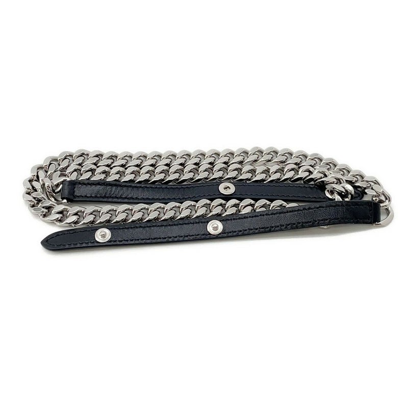 バーバリー チェーンショルダーバッグ LOLA ローラバッグ ベルベット ラインストーン BURBERRY 黒 ワンショルダー