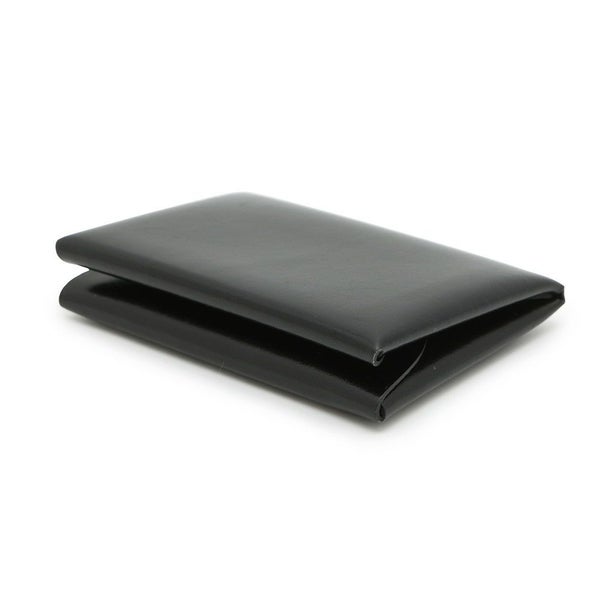 エルメス コインケース カルヴィ デュオ ブラック/シルバー金具 ボックスカーフ W刻印 財布 黒