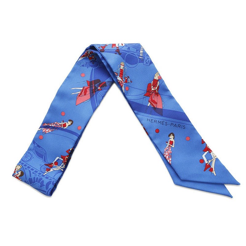 エルメス スカーフ ツイリー エクスリブリス・パリジェンヌ Ex-Libris Les Parisiennes HERMES シルク 2020年春夏