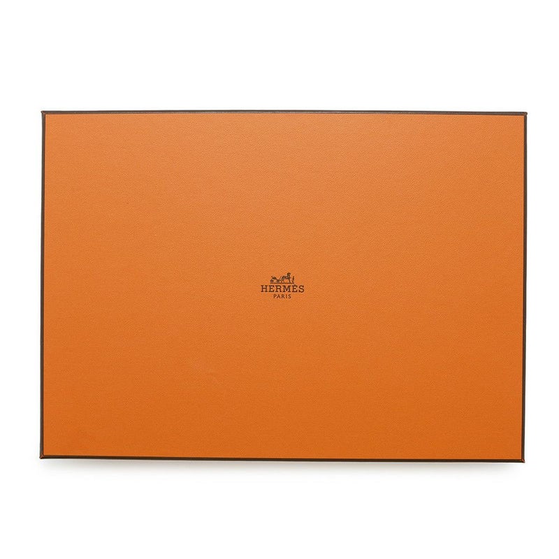 エルメス ポーチ ボリードポーチ ミニ オレンジ/シルバー金具 キャンバス HERMES 小物入れ