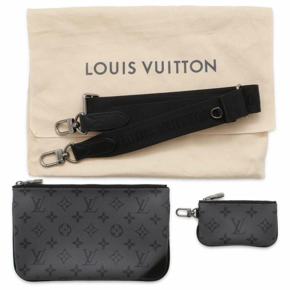 ルイヴィトン モノグラム エクリプス リバース トリオ メッセンジャー M69443 ショルダーバッグ LOUIS VUITTON（ルイ・ヴィトン） 【超美品】ルイヴィトン エクリプス