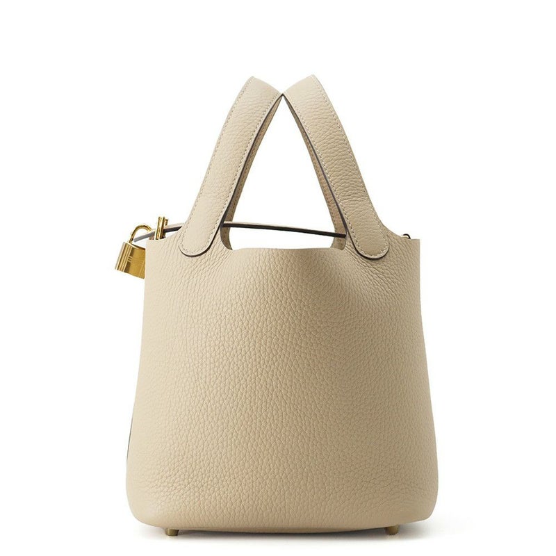 エルメス ハンドバッグ ピコタンロックPM トレンチ/ゴールド金具 トリヨンクレマンス K刻印