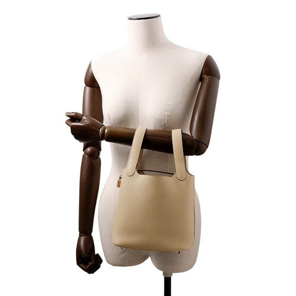 エルメス ハンドバッグ ピコタンロックPM トレンチ/ゴールド金具 トリヨンクレマンス K刻印