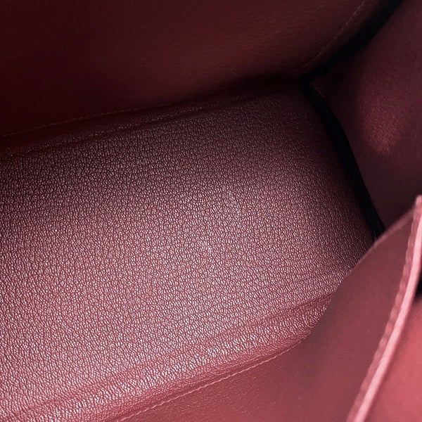 エルメス ハンドバッグ ケリー25 内縫い ルージュアッシュ/シルバー金具 トゴ W刻印 2wayショルダー