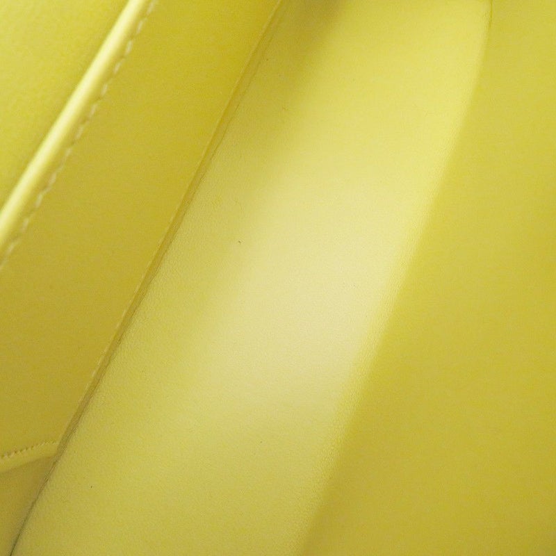 エルメス ハンドバッグ ミニケリー 外縫い ライム/シルバー金具 エプソン B刻印 HERMES Kelly 2wayバッグ