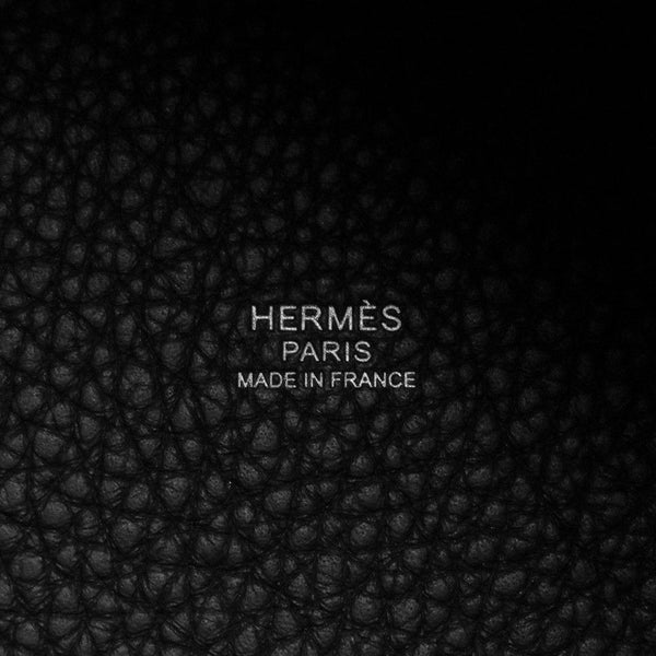 エルメス ハンドバッグ ピコタンロックPM ブラック/シルバー金具 トリヨンクレマンス K刻印 HERMES トートバッグ 黒