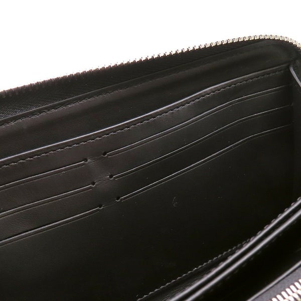 ルイヴィトン 長財布 モノグラム マヒナ ジッピー・ウォレット M61867 LOUIS VUITTON ブラック 黒