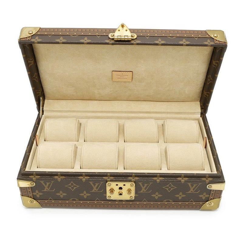 ルイヴィトン ケース モノグラム コフレ 8 モントル M10128 腕時計ケース 小物入れ ベージュ