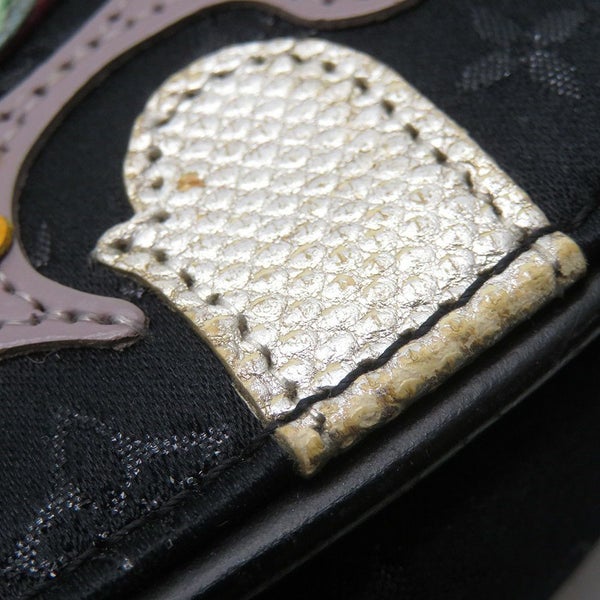 ルイヴィトン ショルダーバッグ モノグラム・サテン ミュゼット・コント・ドゥ・フェ M92273 ヴィトン バッグ キリン キノコ おとぎ話 黒