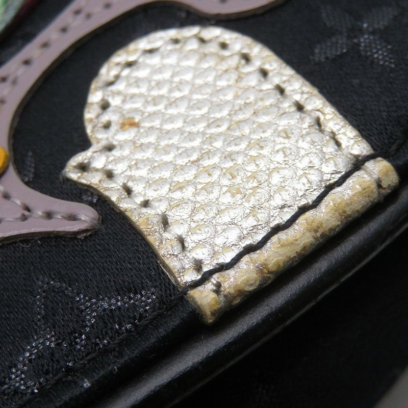 ルイヴィトン ショルダーバッグ モノグラム・サテン ミュゼット・コント・ドゥ・フェ M92273 ヴィトン バッグ キリン キノコ おとぎ話 黒