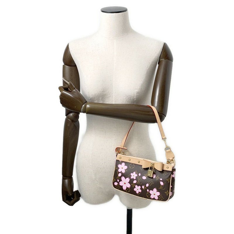 ルイヴィトン ハンドバッグ モノグラム・チェリーブロッサム LV × TM ポシェット･アクセソワール M13666 ポーチ 村上隆
