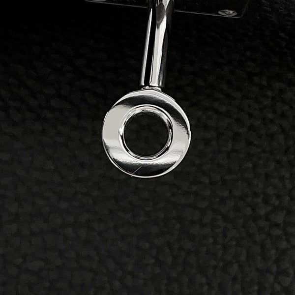 エルメス バーキン35 ブラック/シルバー金具 トゴ W刻印 HERMES Birkin ハンドバッグ 黒