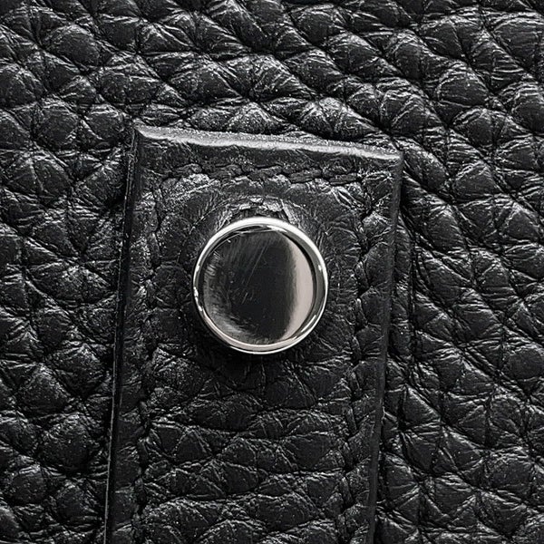 エルメス バーキン35 ブラック/シルバー金具 トゴ W刻印 HERMES Birkin ハンドバッグ 黒