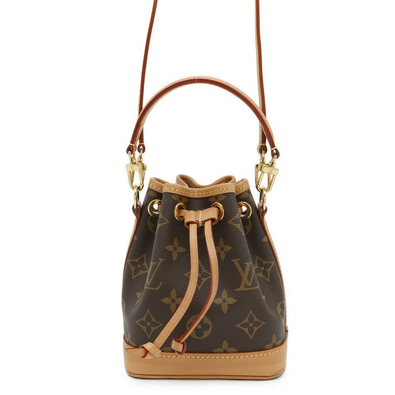 ルイヴィトン ハンドバッグ モノグラム ナノ・ノエ M81266 LOUIS VUITTON 2wayショルダーバッグ