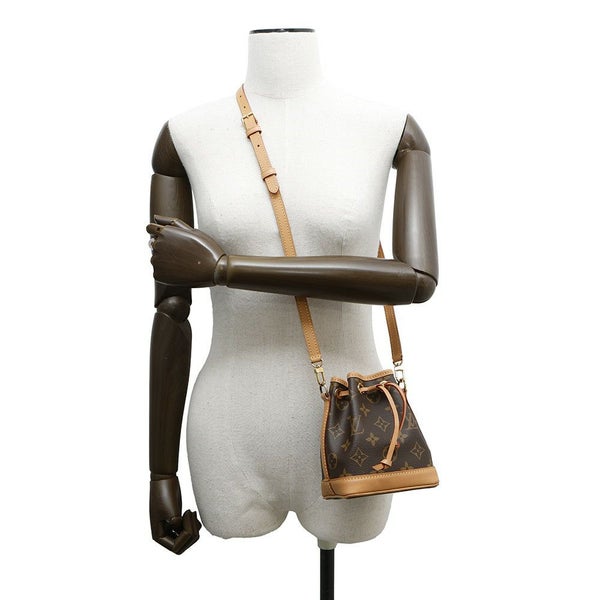 ルイヴィトン ハンドバッグ モノグラム ナノ・ノエ M81266 LOUIS VUITTON 2wayショルダーバッグ