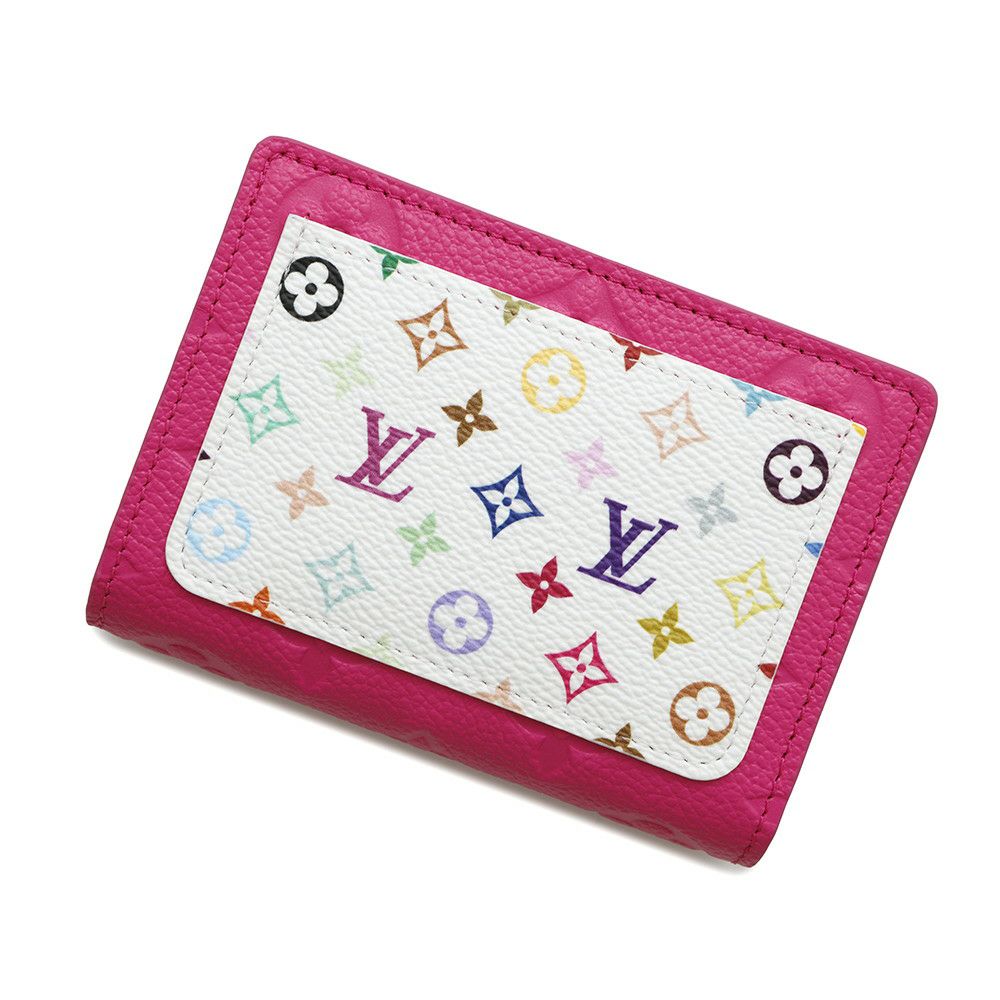 ルイヴィトン　ポルトフォイユ・クレア　二つ折財布 ルイヴィトン 二つ折り財布 モノグラム・アンプラント/マルチカラー LV