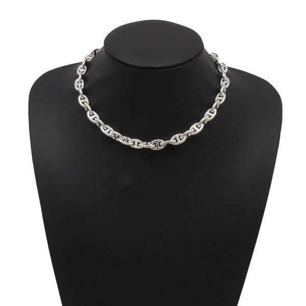 エルメス ネックレス シェーヌダンクルPM 43コマ SV925シルバー HERMES ジュエリー