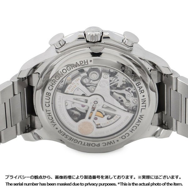 IWC ポルトギーゼ・ヨットクラブ・クロノグラフ IW390702 腕時計 シルバー文字盤