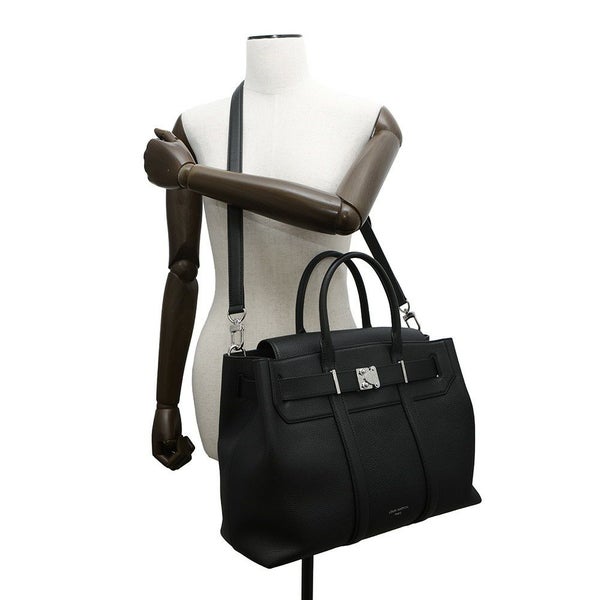 ルイヴィトン トートバッグ ミレジム・カーフレザー ジョルジュ・トートMM M23153 2wayショルダー 黒 ブラック