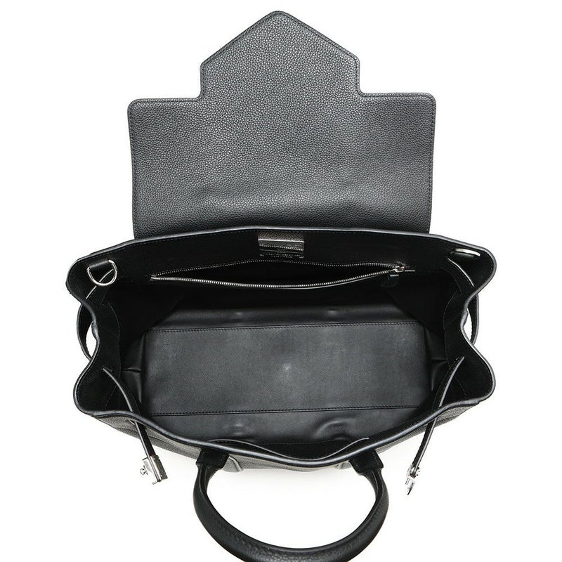 ルイヴィトン トートバッグ ミレジム・カーフレザー ジョルジュ・トートMM M23153 2wayショルダー 黒 ブラック